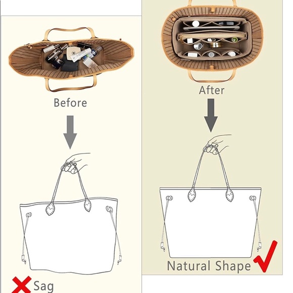 NWT LV Neverfull MM Organizer - Picture 2 of 4